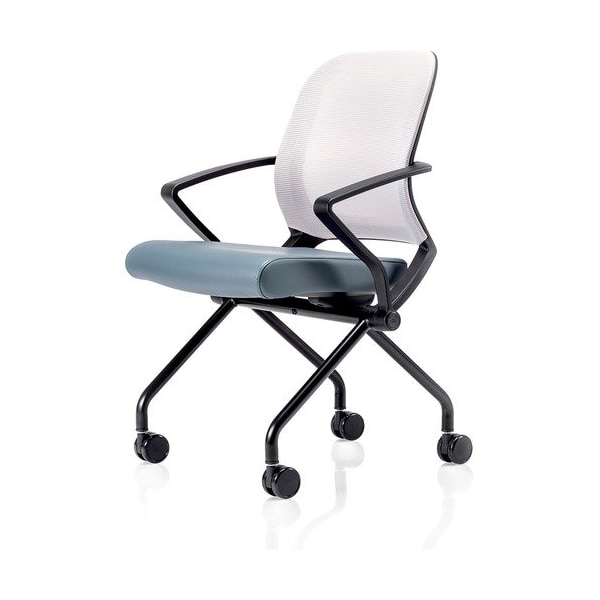 United Chair Co Chair, Nesting, w/Arms, 18inx22-1/2inx35in, Ebony, UNCRK3E3RTP06 - main